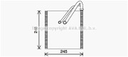 VNV400 Výparník, klimatizace AVA QUALITY COOLING