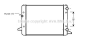 VW2120 AVA QUALITY COOLING chladič motora VW2120 AVA QUALITY COOLING