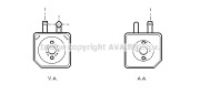 VW3082 AVA QUALITY COOLING chladič motorového oleja VW3082 AVA QUALITY COOLING