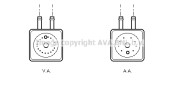 VW3148 AVA QUALITY COOLING chladič motorového oleja VW3148 AVA QUALITY COOLING