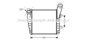 VW4235 AVA QUALITY COOLING chladič plniaceho vzduchu VW4235 AVA QUALITY COOLING