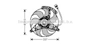 VW7516 Větrák, chlazení motoru AVA QUALITY COOLING