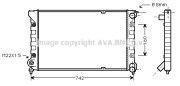 VWA2041 AVA QUALITY COOLING chladič motora VWA2041 AVA QUALITY COOLING