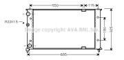 VWA2192 Chladič, chlazení motoru AVA QUALITY COOLING
