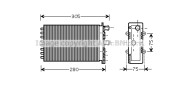 VWA6239 Výměník tepla, vnitřní vytápění AVA QUALITY COOLING