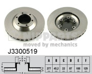 J3300519 Brzdový kotouč NIPPARTS