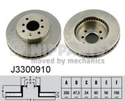 J3300910 Brzdový kotouč NIPPARTS