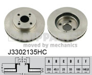 J3302135HC Brzdový kotouč NIPPARTS