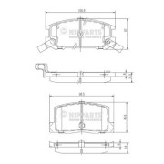J3612009 Sada brzdových destiček, kotoučová brzda NIPPARTS