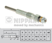 J5714000 Žhavicí svíčka NIPPARTS