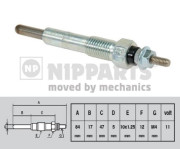 J5719009 Žhavicí svíčka NIPPARTS