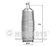 N2840515 Sada měchů, řízení NIPPARTS