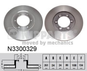 N3300329 Brzdový kotouč NIPPARTS