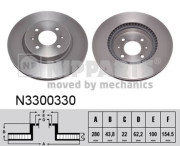 N3300330 Brzdový kotouč NIPPARTS