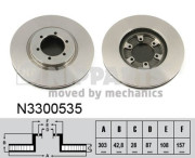 N3300535 Brzdový kotouč NIPPARTS