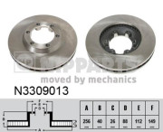 N3309013 Brzdový kotouč NIPPARTS