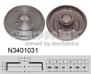 N3401031 Brzdový buben NIPPARTS