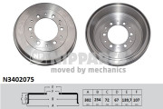 N3402075 NIPPARTS brzdový bubon N3402075 NIPPARTS
