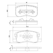 N3605053 Sada brzdových destiček, kotoučová brzda NIPPARTS