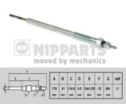 N5715016 Žhavicí svíčka NIPPARTS