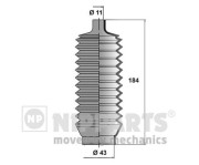 J2845000 Sada měchů, řízení NIPPARTS