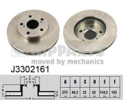 J3302161 NIPPARTS brzdový kotúč J3302161 NIPPARTS