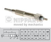 J5711016 NIPPARTS żeraviaca sviečka J5711016 NIPPARTS