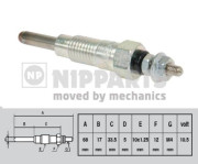 J5711018 NIPPARTS żeraviaca sviečka J5711018 NIPPARTS