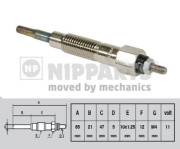 J5711025 NIPPARTS żeraviaca sviečka J5711025 NIPPARTS