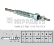 J5715007 NIPPARTS żeraviaca sviečka J5715007 NIPPARTS