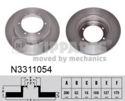 N3311054 Brzdový kotouč NIPPARTS