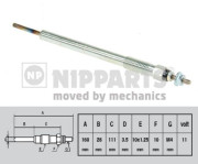 N5712025 NIPPARTS żeraviaca sviečka N5712025 NIPPARTS