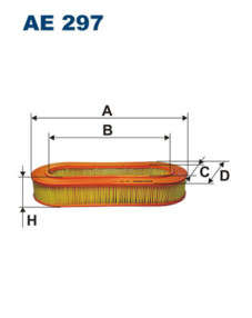 AE 297 FILTRON vzduchový filter AE 297 FILTRON