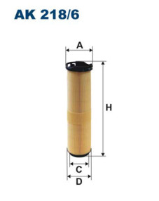 AK 218/6 Vzduchový filtr FILTRON