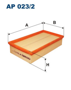 AP 023/2 Vzduchový filtr FILTRON
