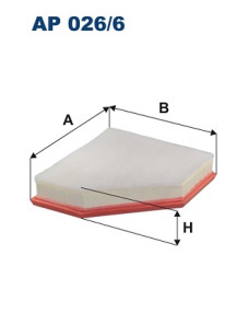 AP 026/6 Vzduchový filtr FILTRON