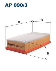 AP 090/3 Vzduchový filtr FILTRON