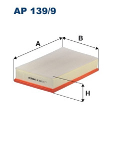AP 139/9 Vzduchový filtr FILTRON