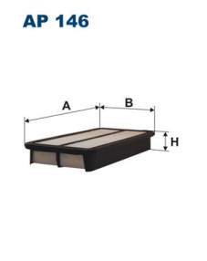 AP 146 Vzduchový filtr FILTRON