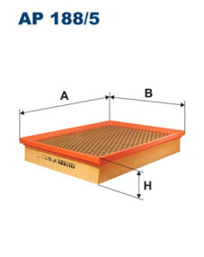 AP 188/5 Vzduchový filtr FILTRON