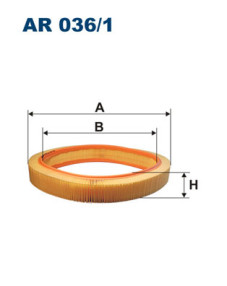 AR 036/1 Vzduchový filtr FILTRON