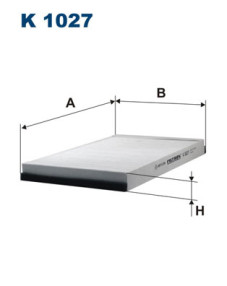 K 1027 Filtr, vzduch v interiéru FILTRON