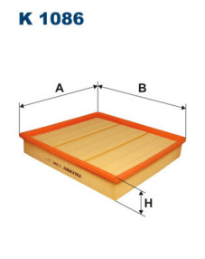 K 1086 Filtr, vzduch v interiéru FILTRON