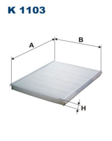 K 1103 Filtr, vzduch v interiéru FILTRON