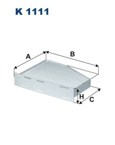 K 1111 Filtr, vzduch v interiéru FILTRON