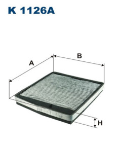 K 1126A Filtr, vzduch v interiéru FILTRON