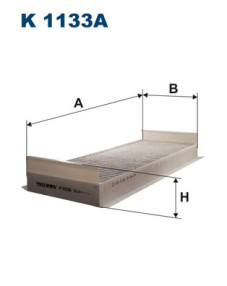 K 1133A Filtr, vzduch v interiéru FILTRON