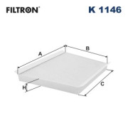 K 1146 Filtr, vzduch v interiéru FILTRON