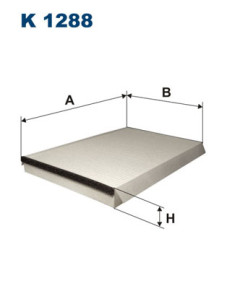 K 1288 Filtr, vzduch v interiéru FILTRON