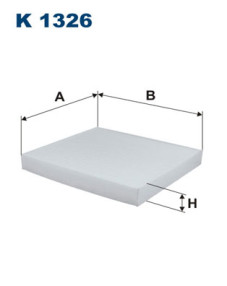 K 1326 Filtr, vzduch v interiéru FILTRON